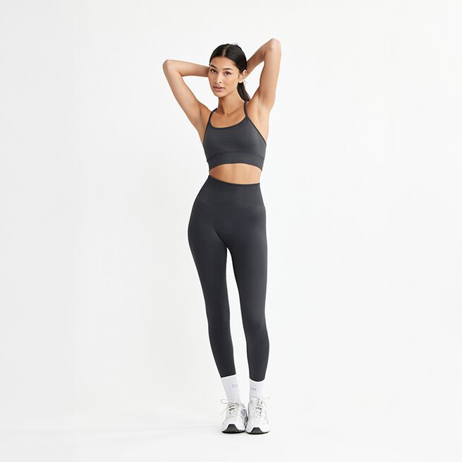 Signature Seamless Tights, Iron Grey, XS  Treningstights Grå