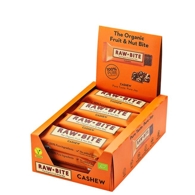 12 x Organic fruit & nut cashew 50 g 12 x Frukt & Nøttbar 50 g Cashew