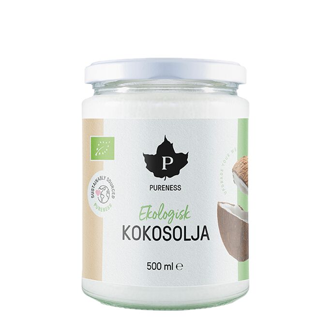 Jungfru kokosolja Eko 500 ml Jomfru Kokosolje 500 ml