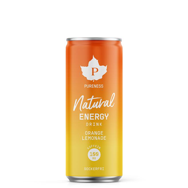 Natural Energy Drink Orange Lemonade 330 ml Natural Energidrikk 330 ml Appelsin Lemonade Apelsin