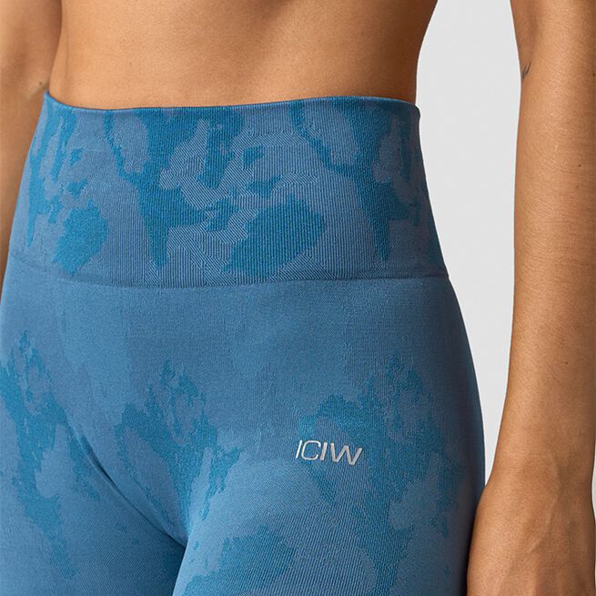 ICIW Camo Seamless Tights, Light Teal Camo Seamless Tights, Light Teal
