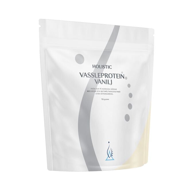 Vassleprotein Vanilj 750 g Holistic Myseprotein 750 g Vanilj