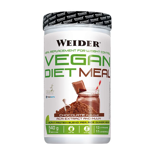 Vegan Diet Meal, 540 g, Chocolate Vegan Diet Meal Chocolate