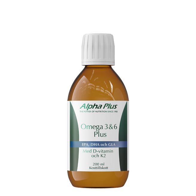 Omega 3 & 6 Plus 200 ml Omega 3 & Omega 6 Plus 200 ml Sitron Citron