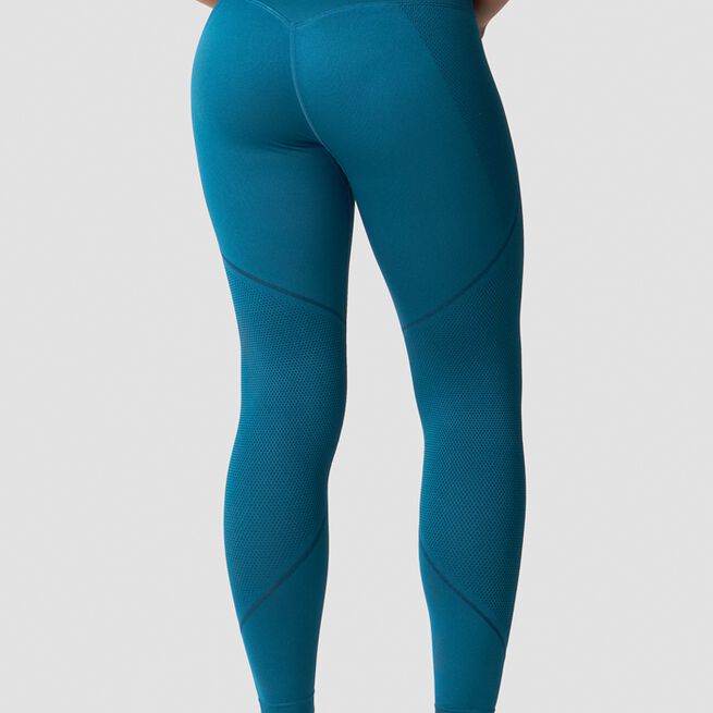 ICIW Endurance Seamless Tights Wmn, Teal Endurance Seamless Tights Blå