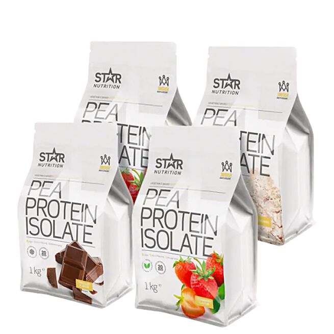 Star Nutrition Pea protein isolate Mix&Match: 4 x Pea Protein Isolate Erteproteinisolat 1 kg