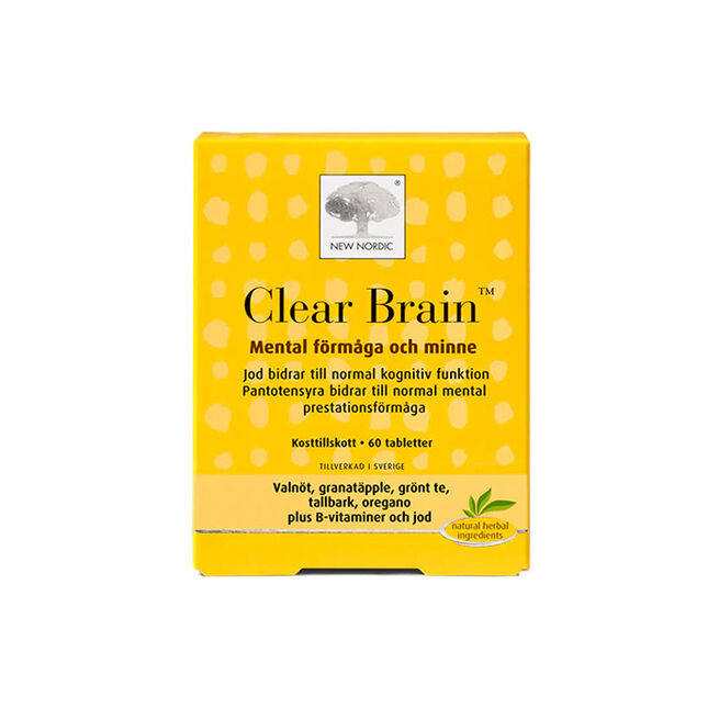 Clear Brain 60 tabletter Clear Brain 60 tabletter