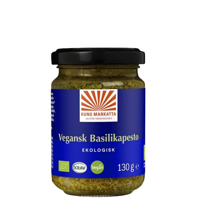 Vegansk Basilikapesto 130 g Vegansk Basilikumpesto 130 g