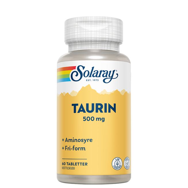 Solaray Taurin 60 tabletter Taurin Aminosyrer 60 tabletter