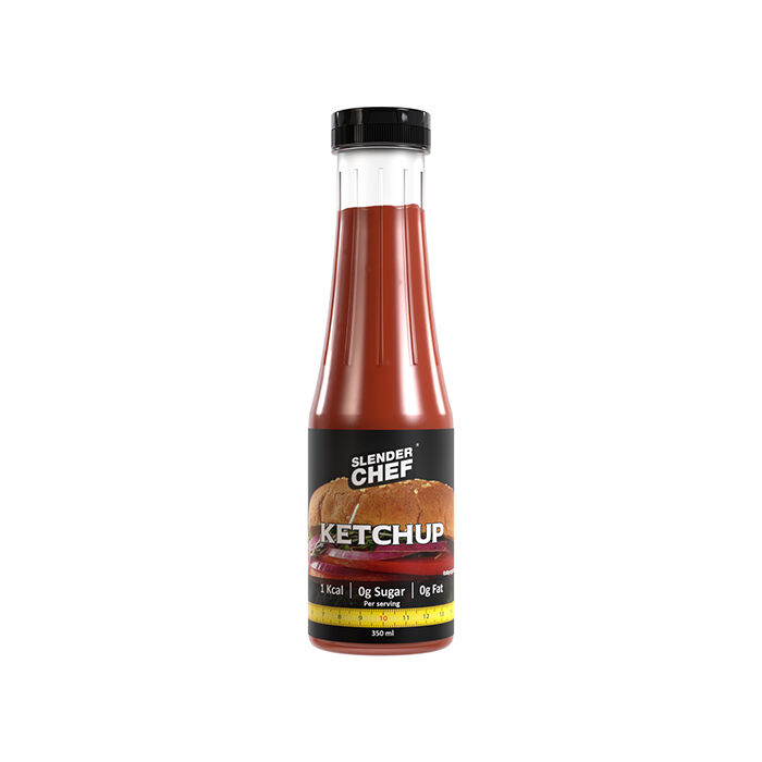 Slender Chef Lavkalorisaus 350 ml Ketchup