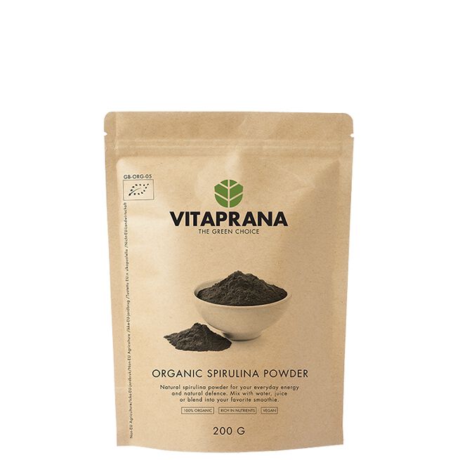 Organic Spirulina Powder Vitaprana Organic Spirulina Powder, 200 g