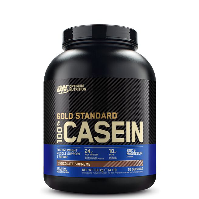 100% Casein Gold Std, 1,82 kg, Chocolate Supreme Gold Standard 100 % kasein 1818 g Chocolate Supreme