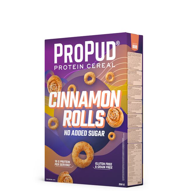 ProPud Protein Cereal, 200 g, Cinnamon Roll ProPud Protein Cereal, 200 g Cinnamon Roll