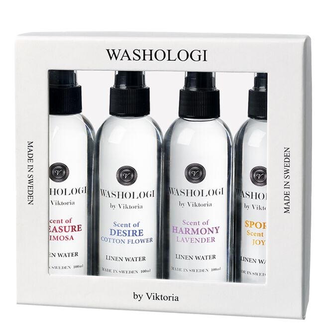 Linnevatten Presentbox 4 x 100 ml Linnevann Gaveeske 4 x 100 ml