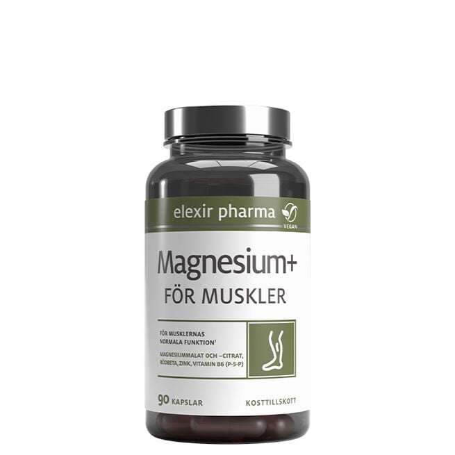 Magnesium+ För muskler 90 kapslar Magnesium+ for muskler 90 kapsler