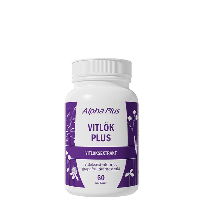 Hvitløk plus, 60 kapsler  Hvitløk plus, 60 kapsler