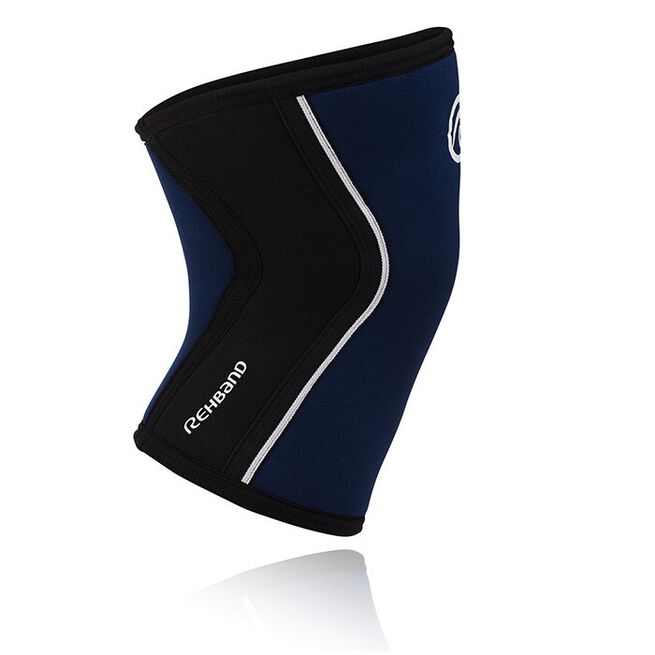 RX Knee Sleeve, 5mm, Navy/Black, XL  RX Knestøtte 5mm Blå/Svart