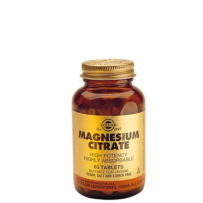 Magnesium Citrat 200mg, 120 tabletter 