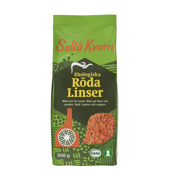 Röda Linser 500 g Røde linser 500 g