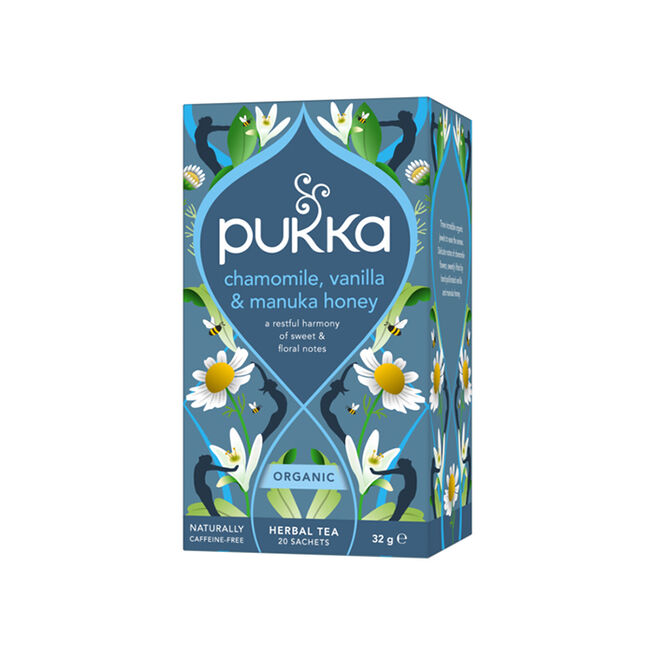 Pukka Örtte Chamomile, Vanilla & Manuka Honey EKO 20 st Urte-te ØKO 20 stk Chamomile, Vanilla & Manuka