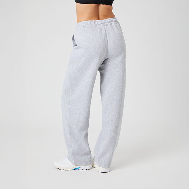 Studio Oversized Straight Sweatpants, Light Grey Melange, L  Studio Oversized Straight Sweatpants Grå