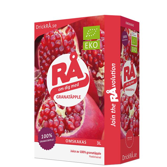 Ekologisk Granatäppeljuice 300 cl Økologisk granateplejuice 300 cl