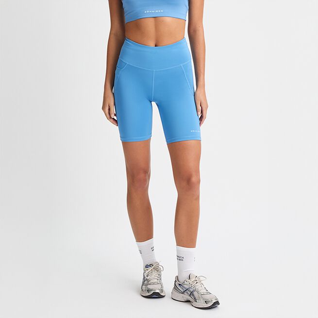Flattering High Waist Bike Tights, Pacific Coast, XS  Sykkelshorts Blå