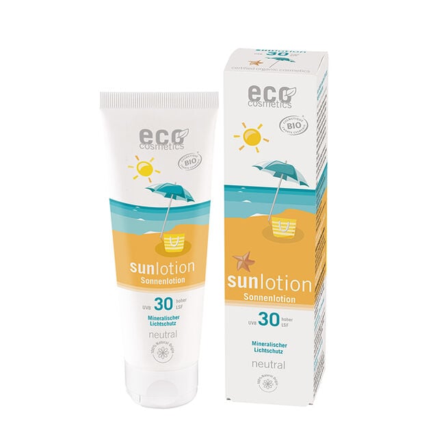 Sollotion Neutral SPF 30 Aloe Vera & Granatäpple, EKO, 125ml Sollotion SPF30 Aloe Vera & Granateple 125 ml