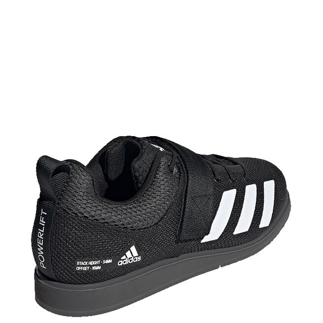 Adidas Powerlift 5,  Black/White/Grey, 40 2/3  Powerlift 5 Sko Svart Hvit Grå