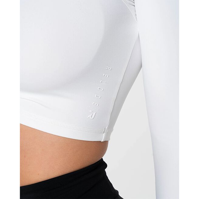 Relode Lumi Longsleeve, Vit, XS  Lumi Langermet Genser Hvit