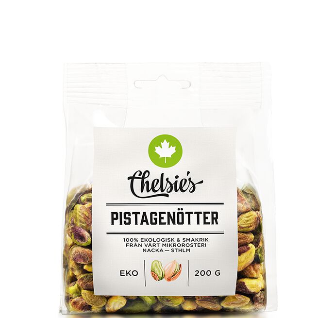 Chelsies Organic Gourmet Products Pistagenötter 200 g Pistasjnøtter 200 g