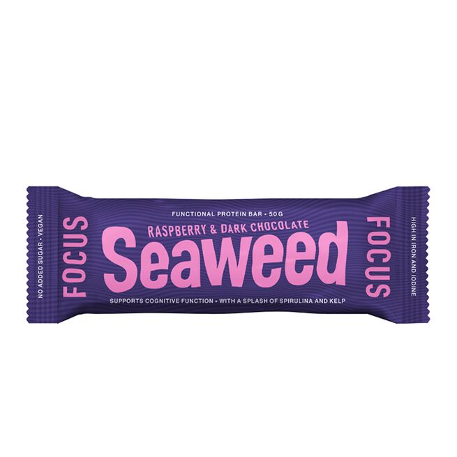 Seaweed Focus Protein Bar Raspberry 50 g Seaweed Focus Protein Bar Raspberry 50 g