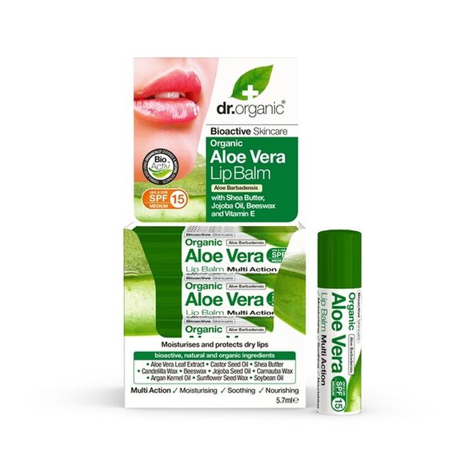 Aloe Vera Läppbalsam 5,7 ml  Aloe Vera Leppepomade 5,7 ml Aloe Vera