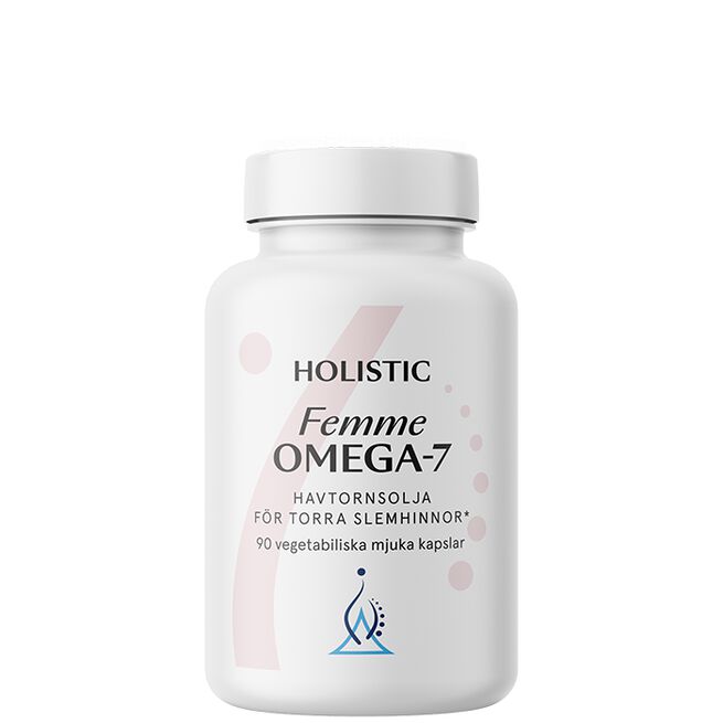 Femme Omega-7 havtornsolja 90 vegetabiliska kapslar Femme Omega-7 Havtornolje 90 vegetabilske kapsler