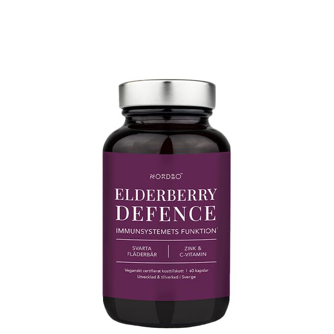 Elderberry Försvar 60 kapslar Nordbo Elderberry Försvar 60 kapslar
