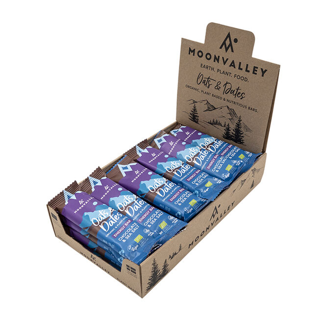 18 x Oats & Dates Bar Chocolate & Sea Salt GF 50 g 18 x Oats & Dates Bar Chocolate & Sea Salt GF 50 g