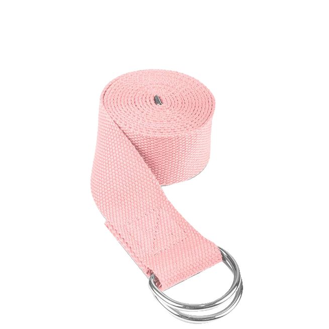 Gymstick Vivid Yoga Strap, Pink Vivid Yogamatte Stopp Rosa