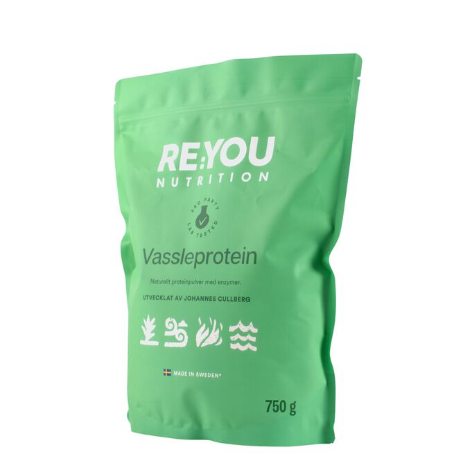Vassleprotein 750 g  Myseprotein 750 g