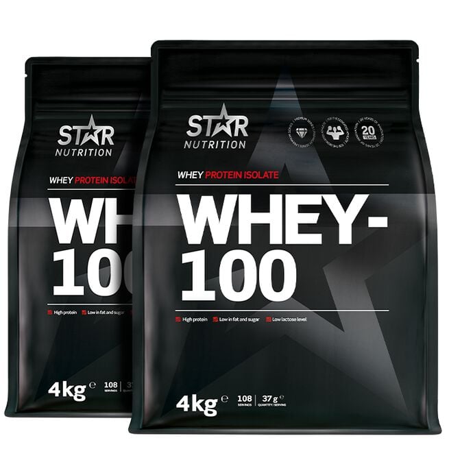 Star nutrition whey-100 protein pulver BIGBUY Whey-100 Myseprotein 8 kg