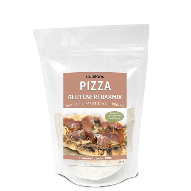 Lindroos Glutenfri Bakmix Pizza 400 g Glutenfri Pizzabakemiks 443 g
