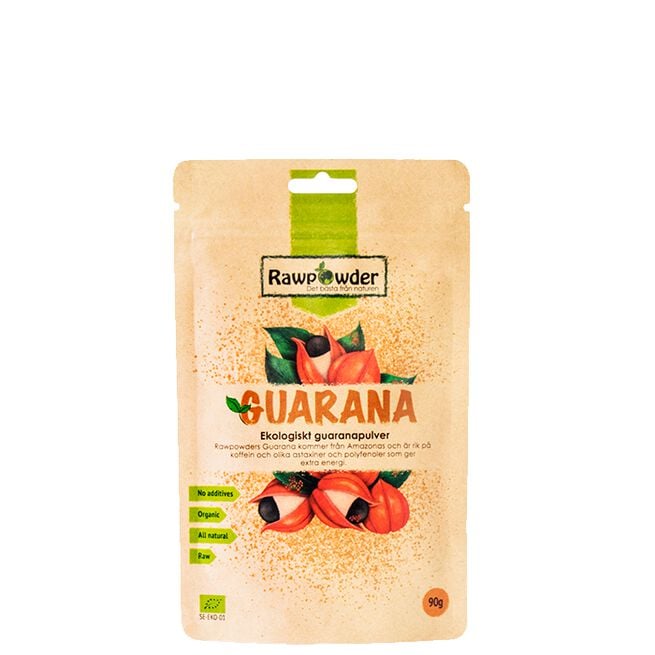 Ekologiskt Guaranapulver 90 g Økologisk Guaranapulver 100 g