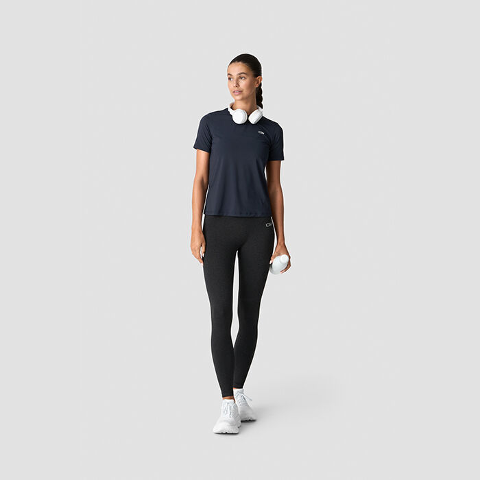 Training T-Shirt High Neck Wmn, Navy
