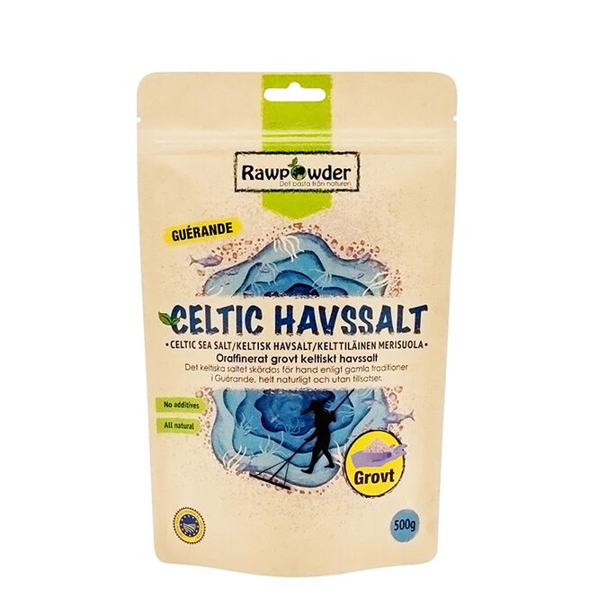 Rawpowder Celtic Havssalt Grov 500 g