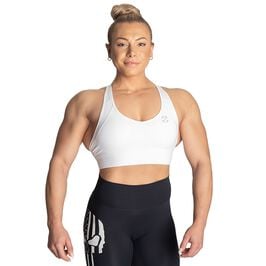 Better Bodies Core Sports Bra, White Core Sports Bra, White
