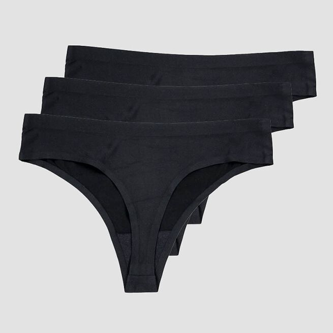 Invisible Thong 3-pack, Black, S Invisible Thong 3-pack, Black