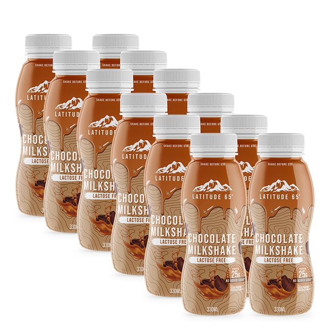 12 x Latitude 65 Protein Milkshake 330 ml Choklad 12 x Latitude 65 Protein Milkshake 330 ml Choklad