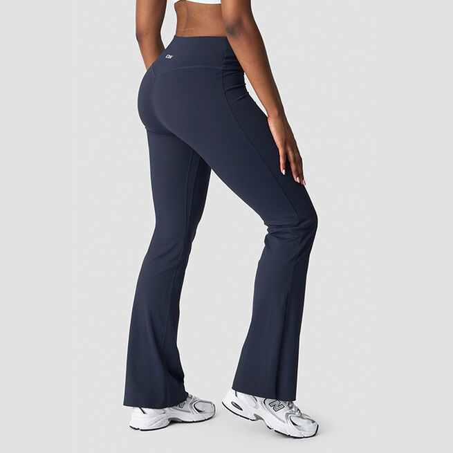 Nimble Flared Tights, Navy Nimble Flared Tights Marinblå