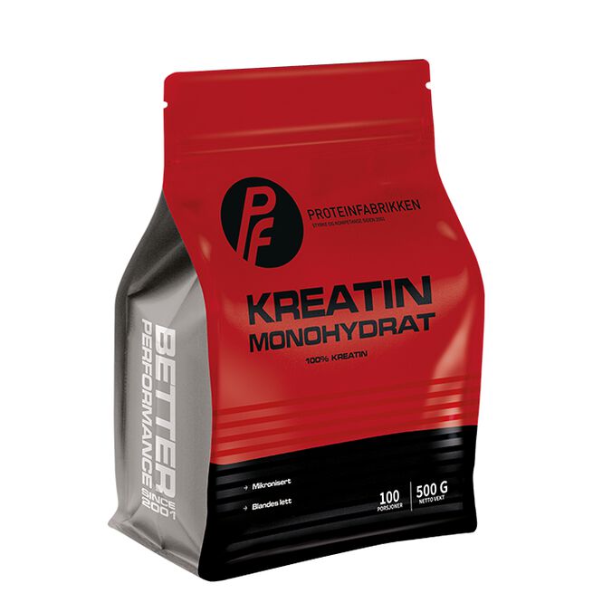 Proteinfabrikken Kreatin monohydrat 500g Creatine Monohydrate 500 g