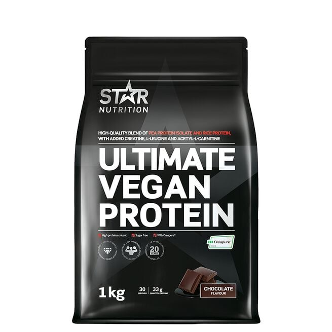 Ultimate Vegan Protein, Chocolate, 1 kg Ultimate Vegan Protein 1 kg Choklad