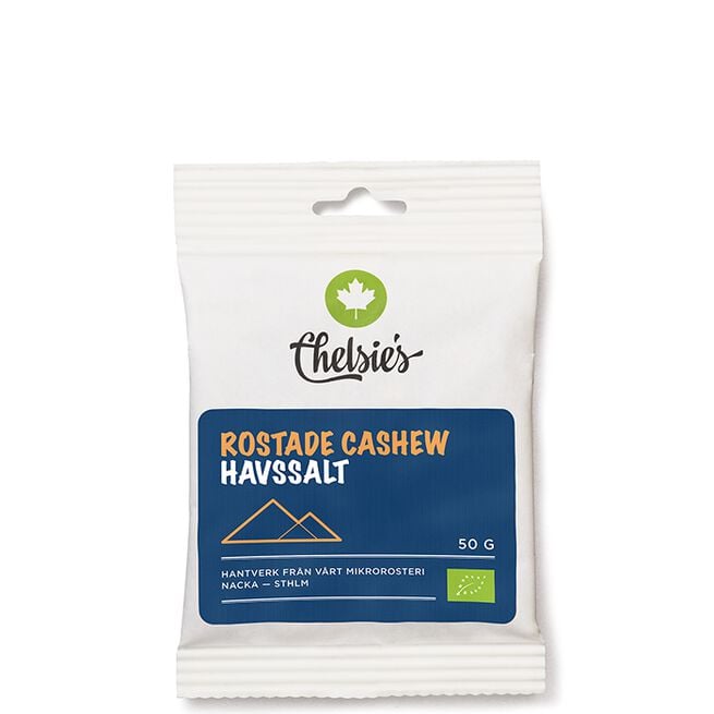 Rostade Cashewnötter Havssalt 50 g Ristede Cashewnøtter Havsalt 50 g
